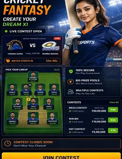 Ganga7win (ganga7) fantasy cricket & matchday visual 3